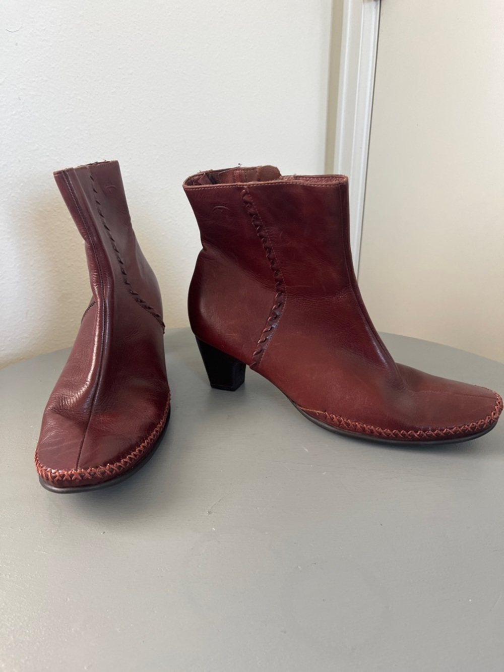 PIKOLINOS Women's Chestnut Brown Leather Ankle Boots